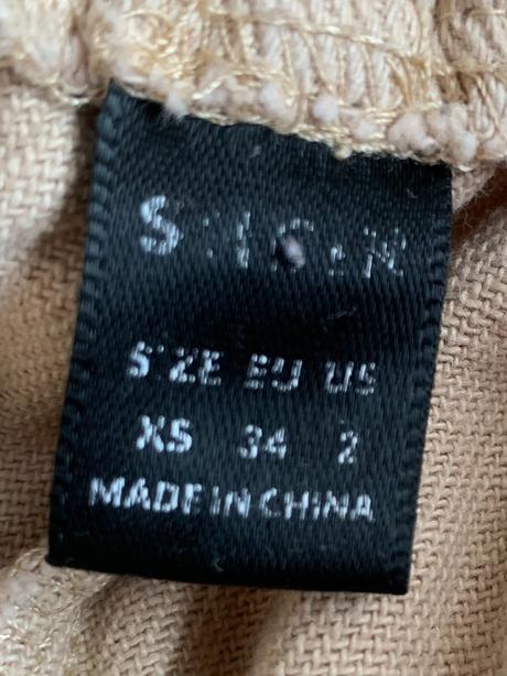 Kalhoty & kapsáče shein béžové vel. xs/34, xs