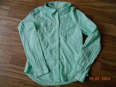 Dívčí košile- dl. rukáv, h&m,152