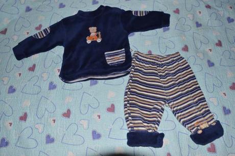 Chlupatková souprava, mikina a kalhoty, měkkoučká, 74