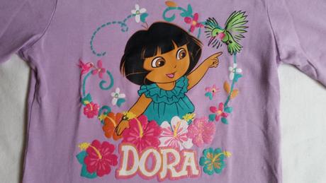Dětské tričko s dlouhým rukávem dora, nickelodeon,92