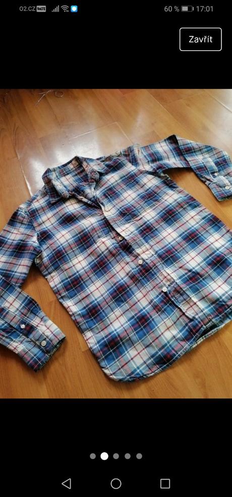 Dětská kostičkovaná košile, gap, gap,152