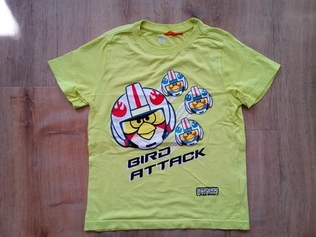 Komplet angry birds - tričko + kraťasy vel 128, 128