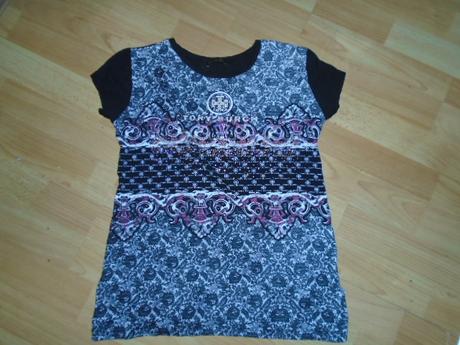 Tričko pajetky vel s/m třpytky kamínky, s