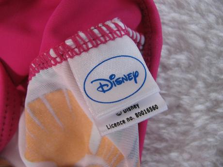 Sytě růžové jednodílné plavky nemo, disney,110