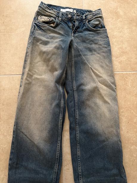 Džíny subdued low waist 36, pro velmi štíhlé posta, xs