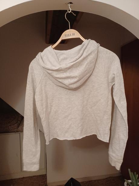 Croptop mikina s nápisem, new yorker,158