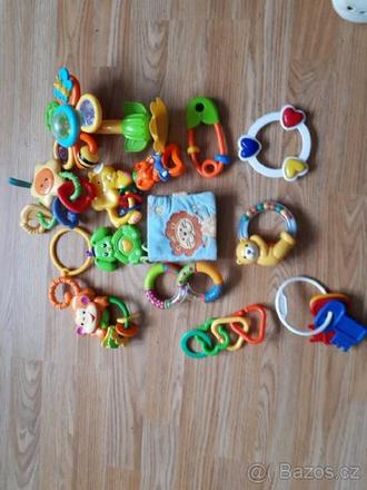 Chrastítka, kousátka fisher price, 