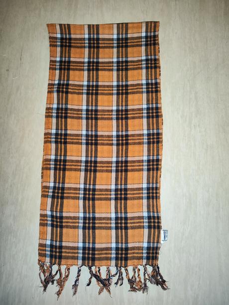Šátek terranova oranžovo-černý, terranova