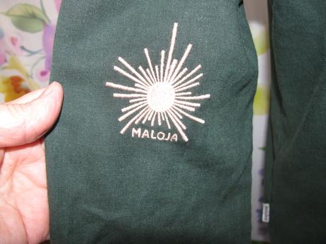 Dámská tmavě zelená halenka, 3/4 rukáv maloja, l