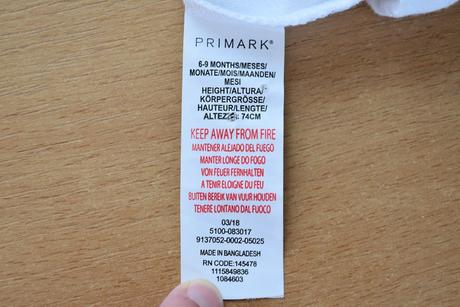 Tričko vel. 6 - 9 m, primark,74