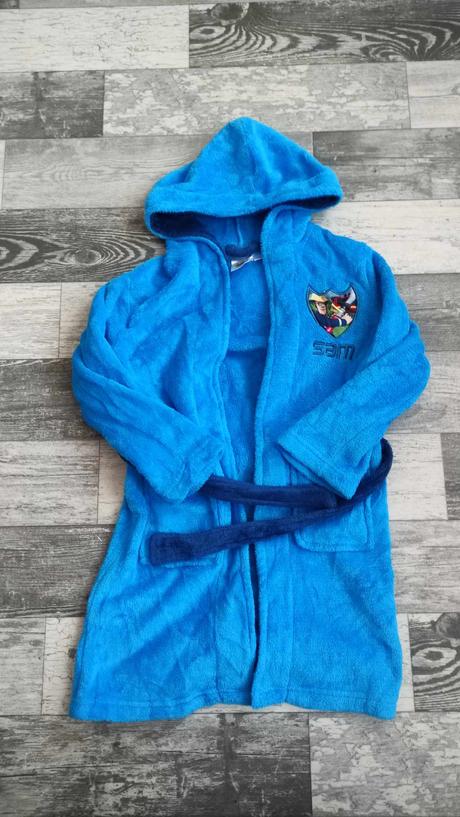 Župan plyšový požárník sam 122/128, 122