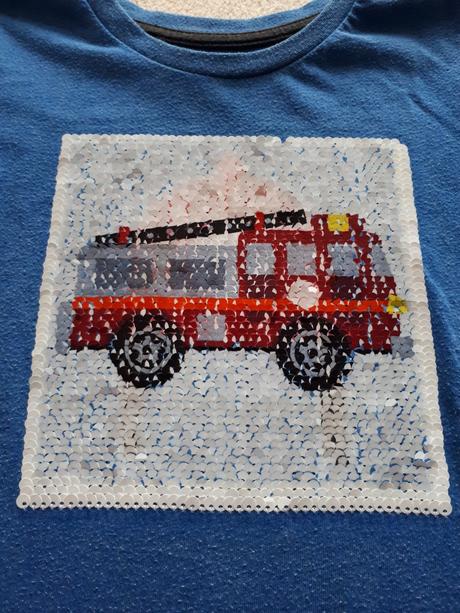 Tričko s přeměňovacím obrázkem, hasiči, 110, c&a, c&a,110