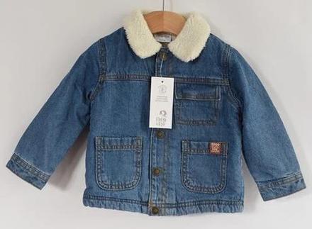 Džínová bunda vel. 9 - 12 m, f&f,80