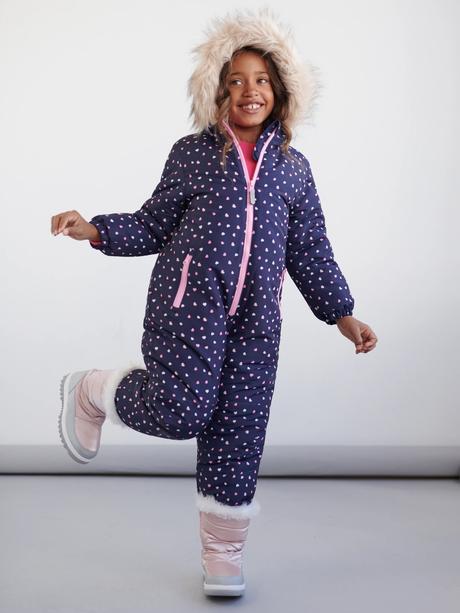 Srdíčková kombinéza zimní overal tmavý vel. 122, sinsay,122