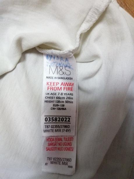 Tričko m&s, vel 128, marks & spencer,128