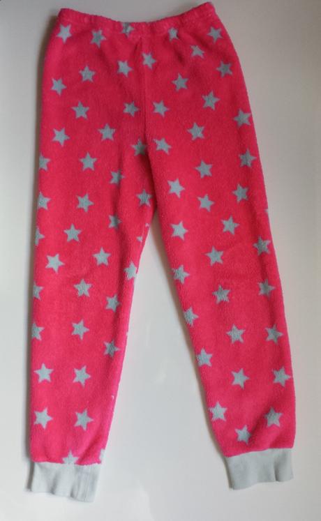 L17	dívčí fleesové tepláky hvězdičky vel. 128, primark,128