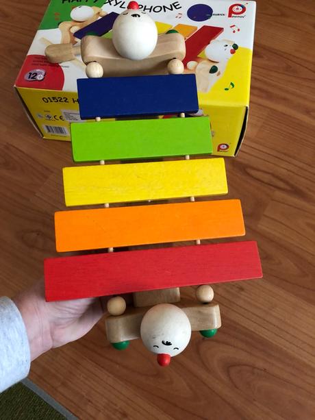 Dřevěny xylofon od 1 roku, 