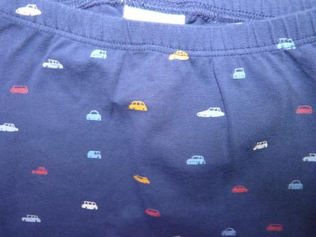 Bavlněné kalhoty s auty vel.3 měs., next,62