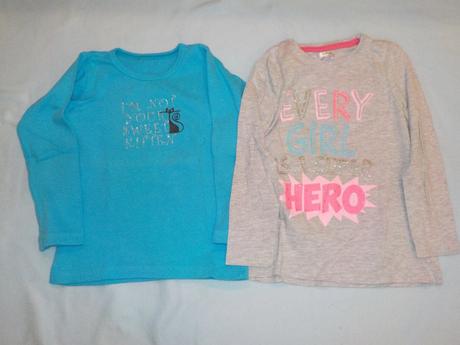 Tričko s dlouhým rukávem vel. 110   2 ks, 110