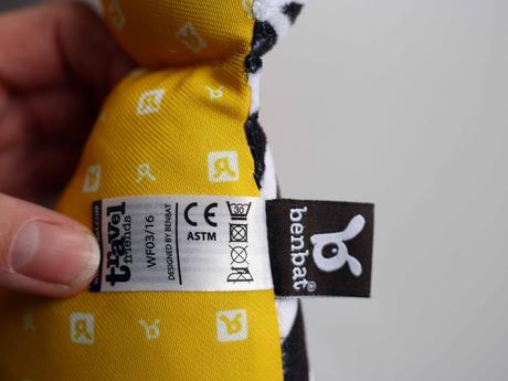 Dětská opěrka hlavy do auta (1 až 4 roky),