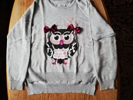 Svetřík dívčí zn.bonprix, vel.128/134., bonprix,128