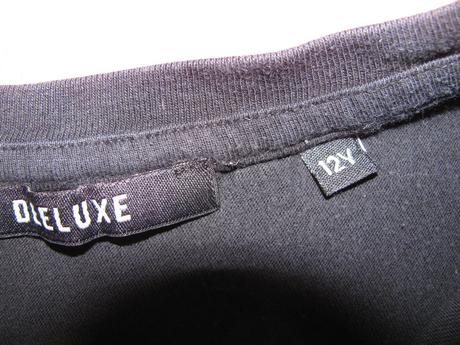 Dětské modré bavlněné tričko s lebkou deeluxe, 146