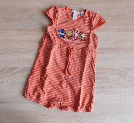 Letní kraťáskový overal h&m vel.80/86, h&m,86