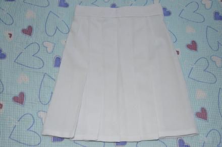 104 110 116 122 128 bílá skládaná sukně kladenka, 110