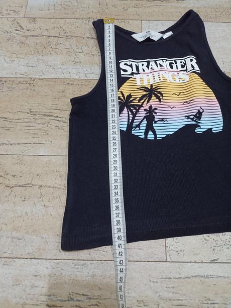 Dívčí tílko, crop-top vel. 158/164, h&m,158