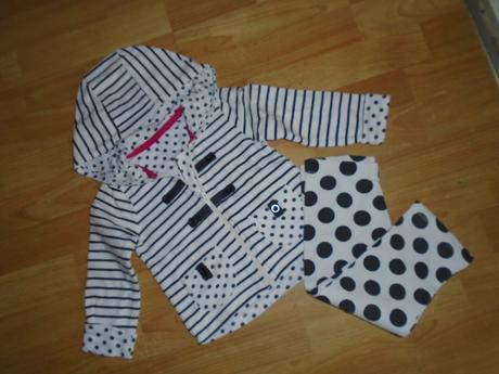 Mikina + legíny puntík 18-23 mě, matalan,86