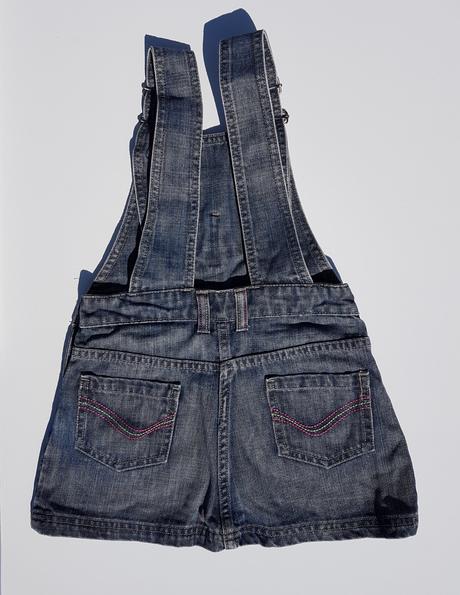 F76	dívčí riflová šatovka třešně vel. 104, dopodopo,104