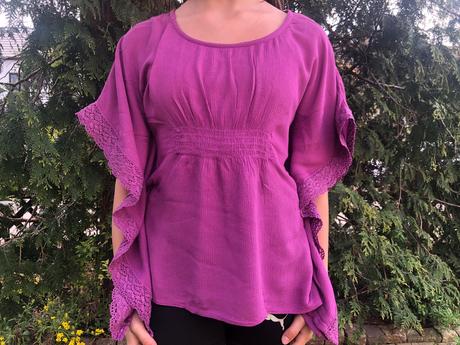 Fialova tunika yigga 146/152 plaz/ oslava, yigga,146