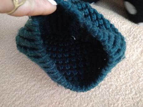 Pletená čepice tmavě zelená, 