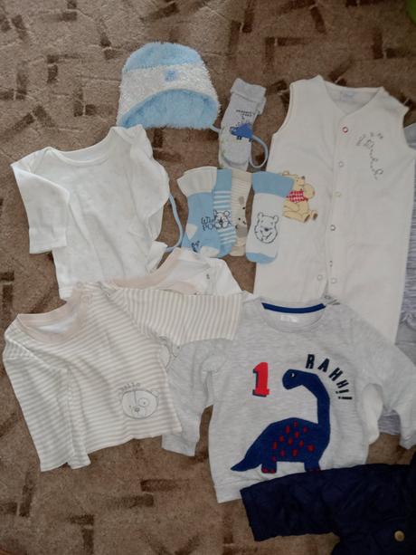 Balík oblečení kluk 74/80, 68–80