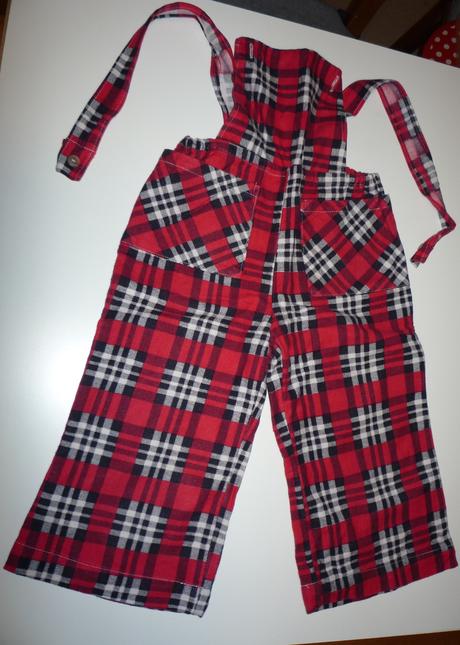 Flanelové lacláčky s kapsami, 86