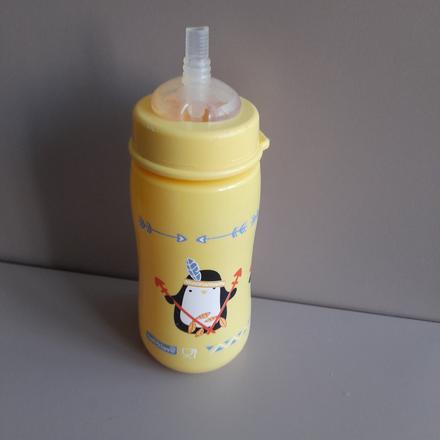 Dětská lahvička s tučňákem, zn. babylove, 400 ml, babylove