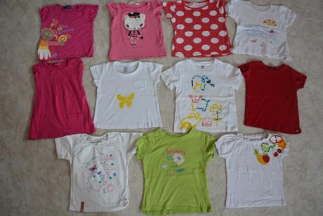 Trička na lítačku, h&m,98