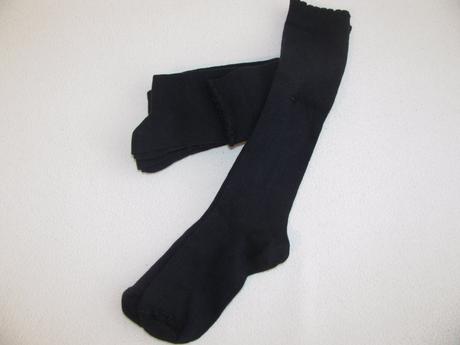 Tmavě modré podkolínka,ponožky,, 29