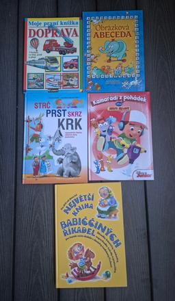 5x dětská knížka - naučné,