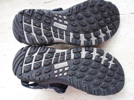 Modré černé boty sandály, 41