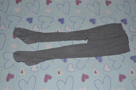 Šedé bavlněné punčošky vel. 86, 86