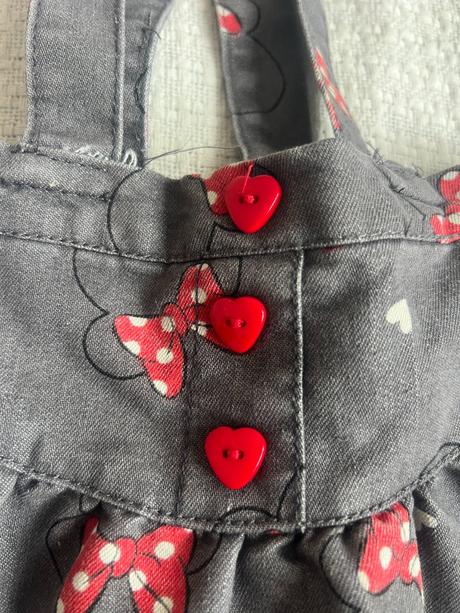 Sukně s kšandami vel. 116/122 mickey mouse/minnie, disney,116