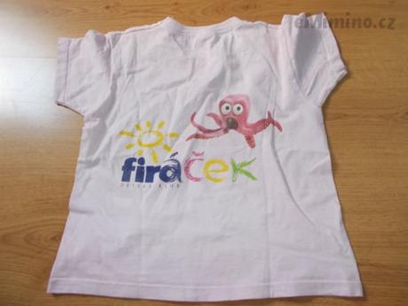 Tričko s nápisem "firáček", 104