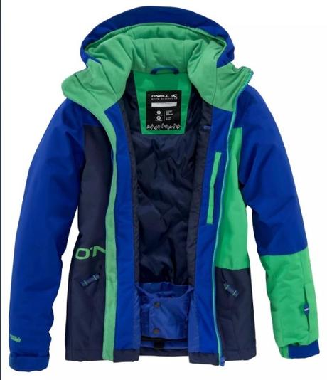 Snowboardová bunda o'neill modrá zelená vel. 152, o'neill,152