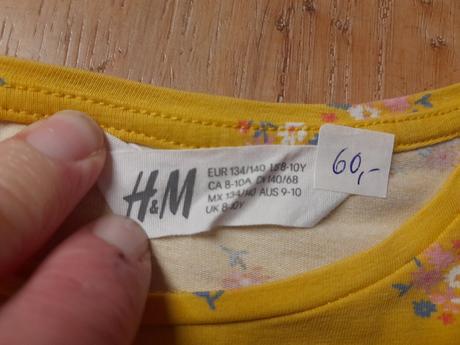 10x tričko, h&m, c&a, peppers, sinsay atd, 134/140, h&m,134