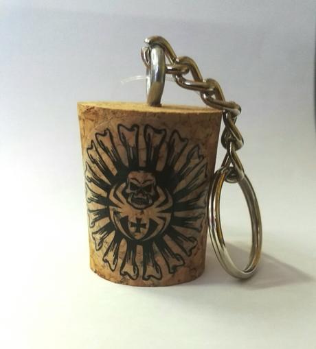 Přívěsek na klíče korková zátka - pánský, 