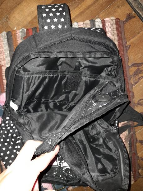 Batoh hello kitty černý stylový pro holku, 