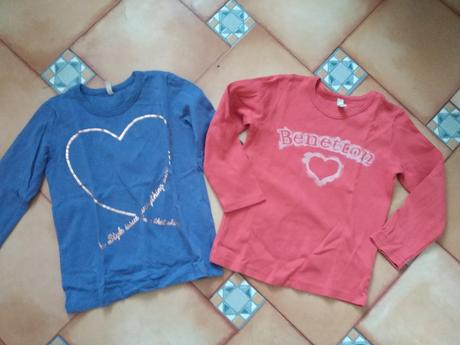 2x tričko benetton, benetton,104