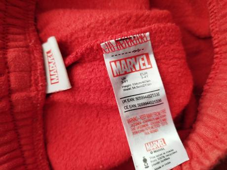 Tepláky zn. marvel vel.104, marvel,104