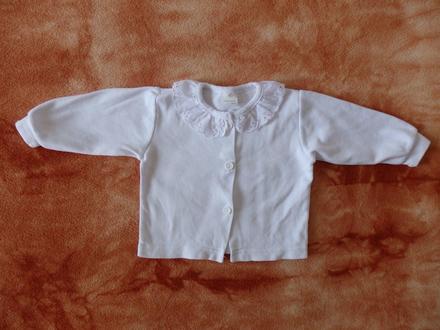 Tričko - kabátek s dlouhým rukávem, 62